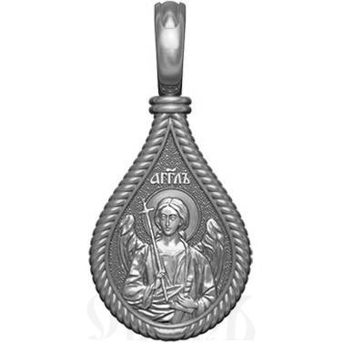 нательная икона св. мученица фотина (светлана) самаряныня, серебро 925 проба с родированием (арт. 06.034р)