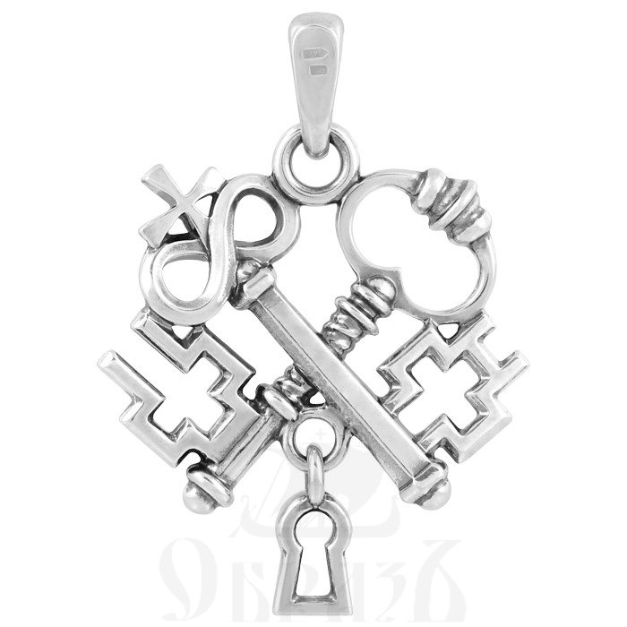 подвеска «ключи апостола петра», серебро 925 проба (арт. 102.816)