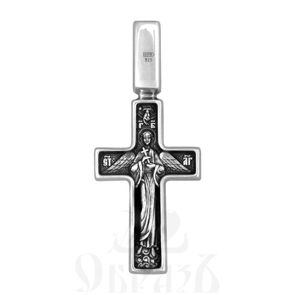 крест «распятие. ангел хранитель», серебро 925 проба (арт. 101.470)